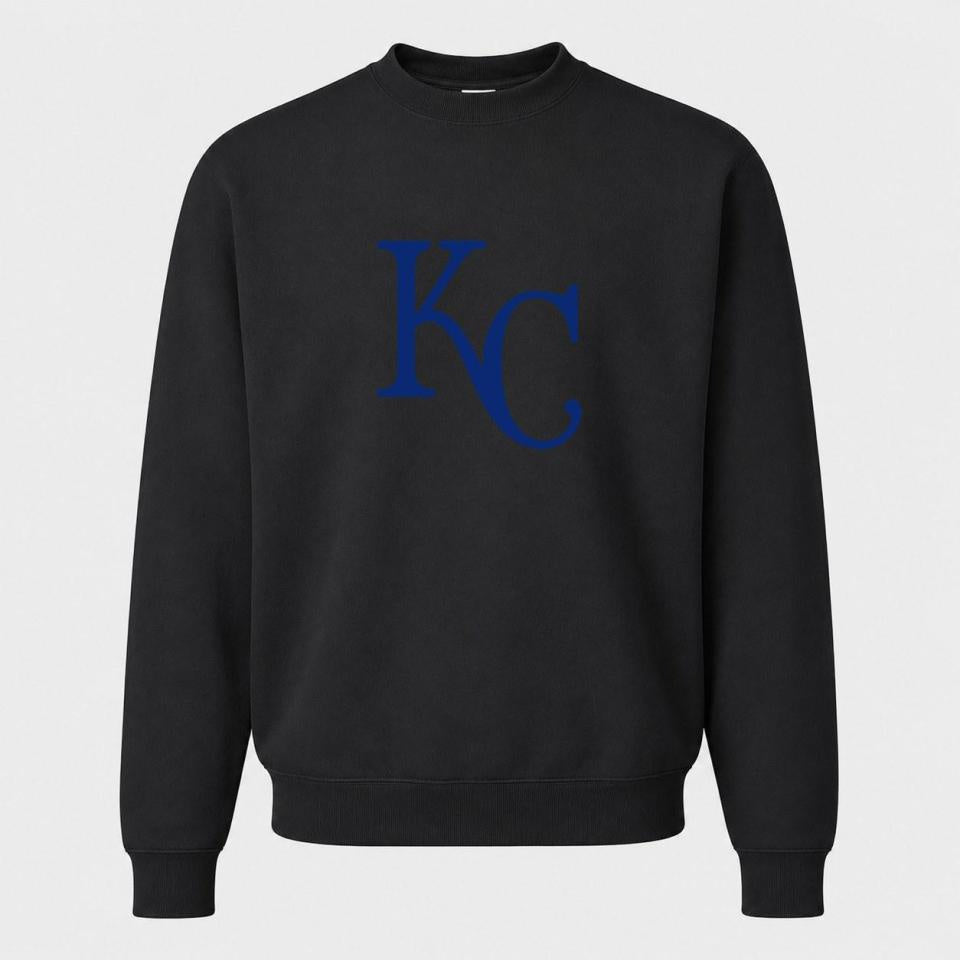 Men's Kansas City Royals Crewneck Sweatshirt - Black