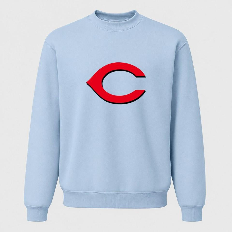 Men's Cincinnati Reds Crewneck Sweatshirt - Sky Blue