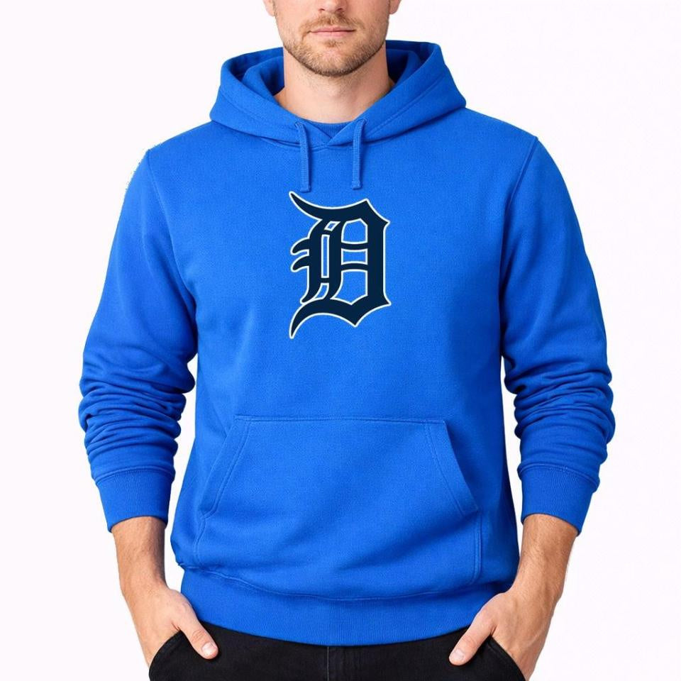 Men's Detroit Tigers Pullover Hoodie - Azure