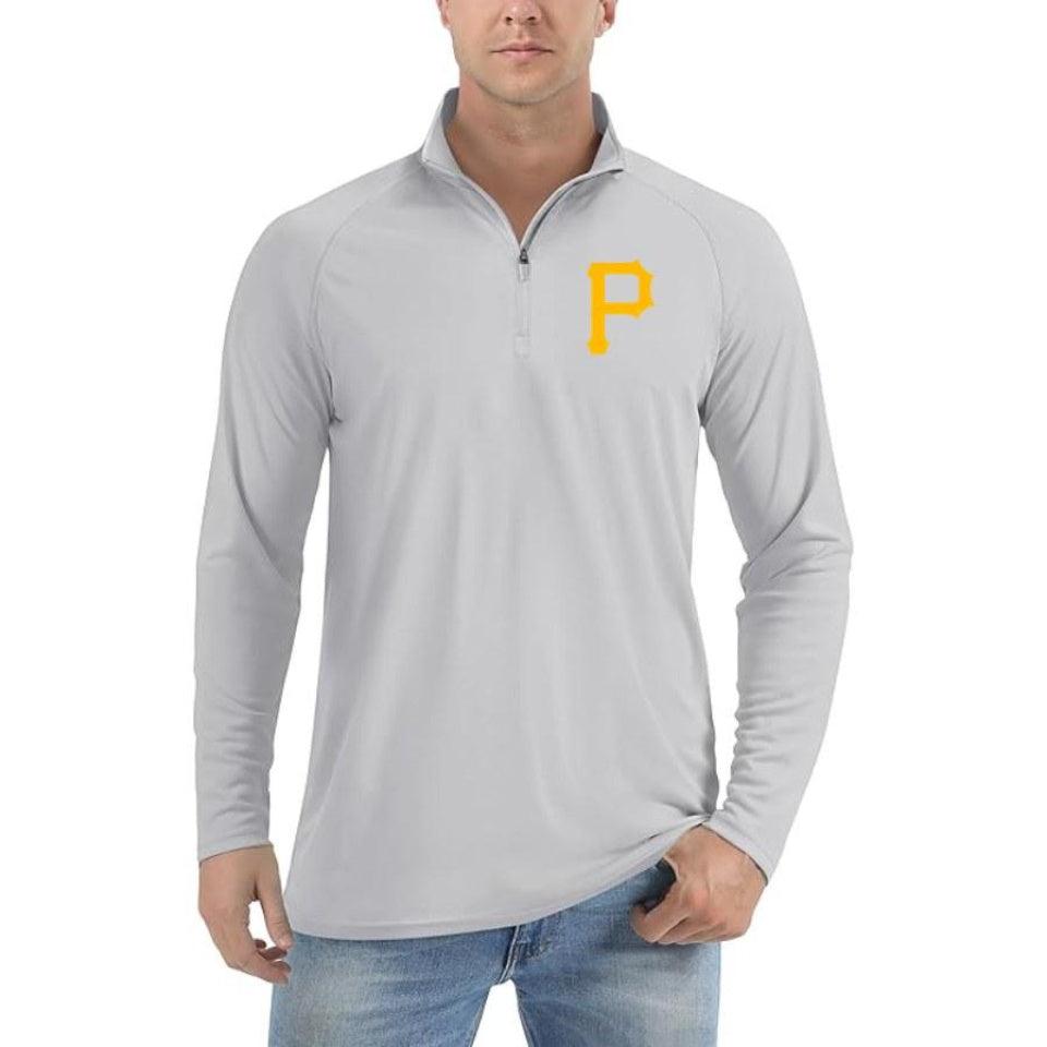 Men's Pittsburgh Pirates Polyester Polo - Navy