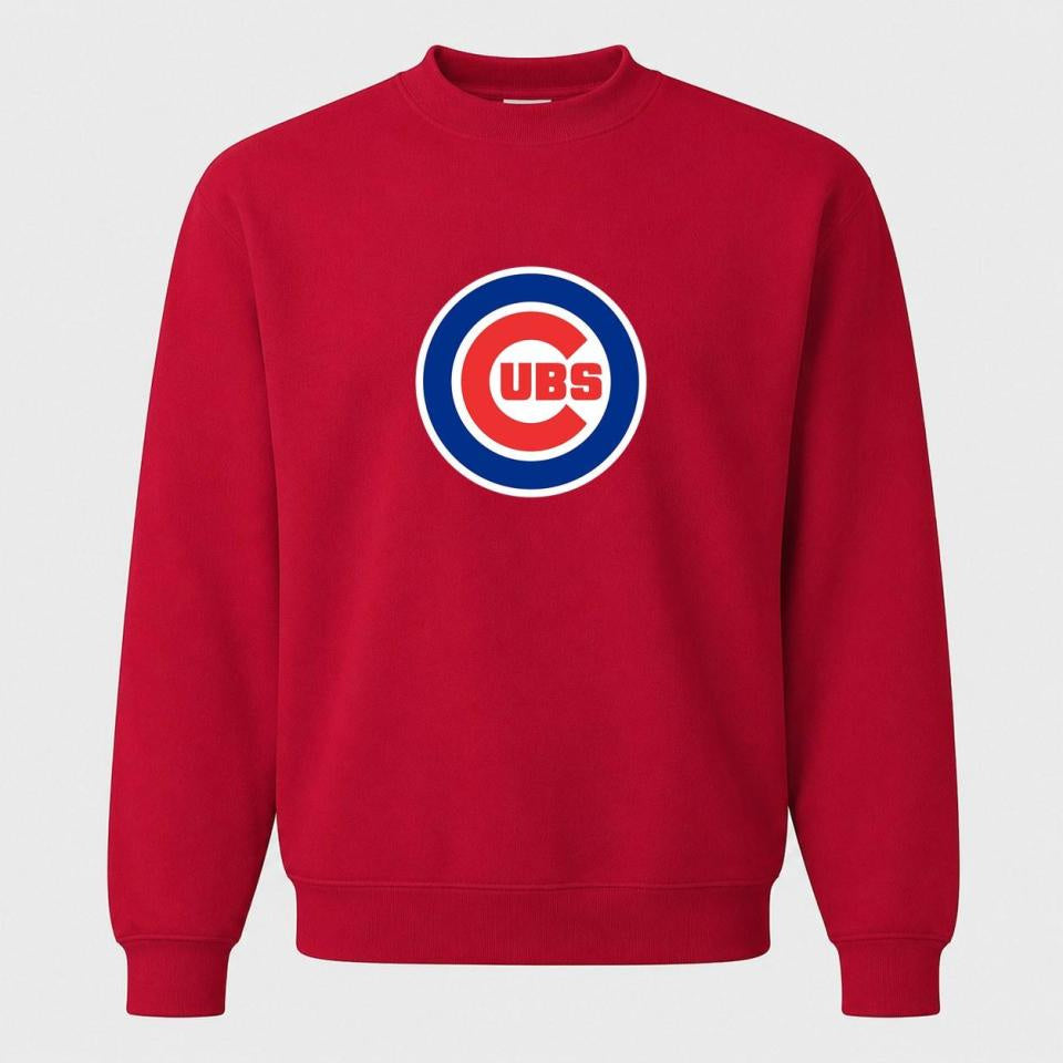Men's Chicago Cubs Crewneck Sweatshirt - Red