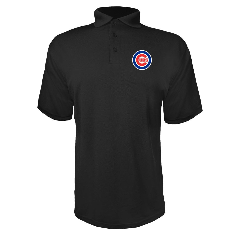 Men's Chicago Cubs Polyester Polo - White