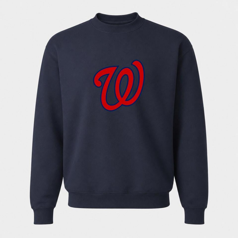Men's Washington Nationals Crewneck Sweatshirt - Navy