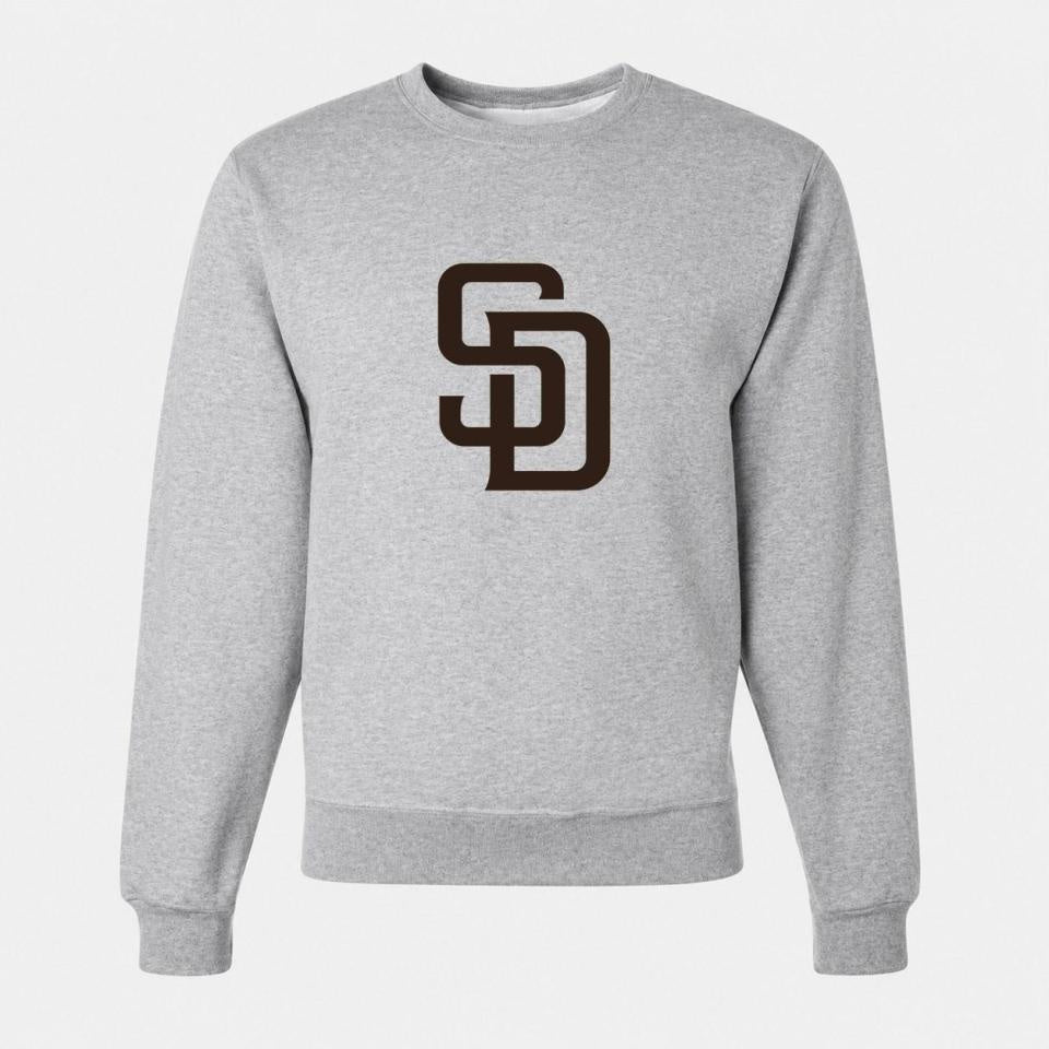 Men's San Diego Padres Crewneck Sweatshirt - Gray