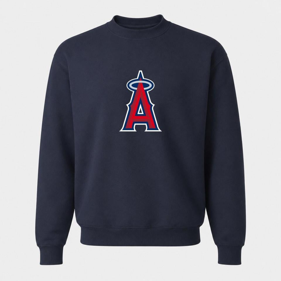 Men's Los Angeles Angels Crewneck Sweatshirt - Navy
