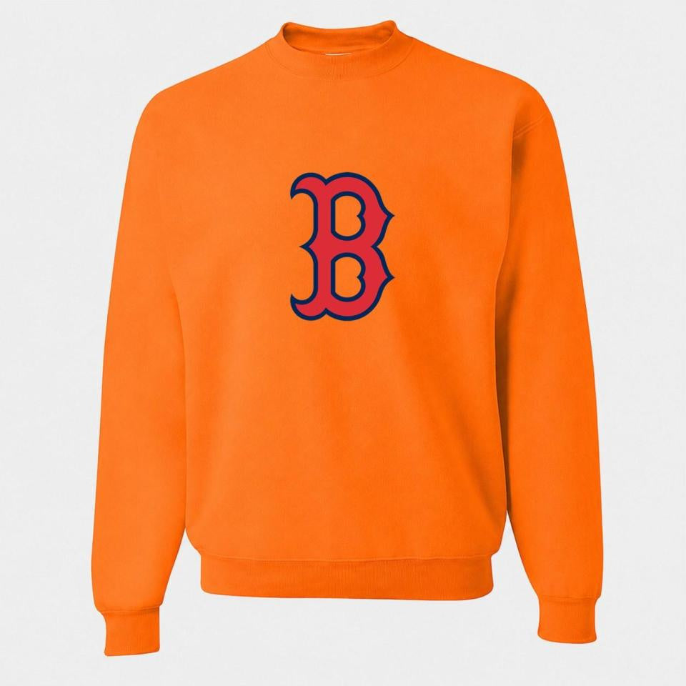 Men's Boston Red Sox Crewneck Sweatshirt - Orange