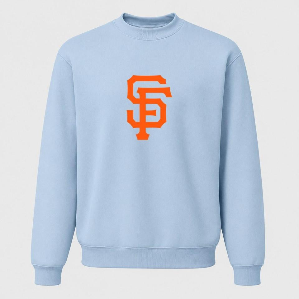 Men's San Francisco Giants Crewneck Sweatshirt - Sky Blue