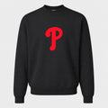 Men's Philadelphia Phillies Crewneck Sweatshirt - Black
