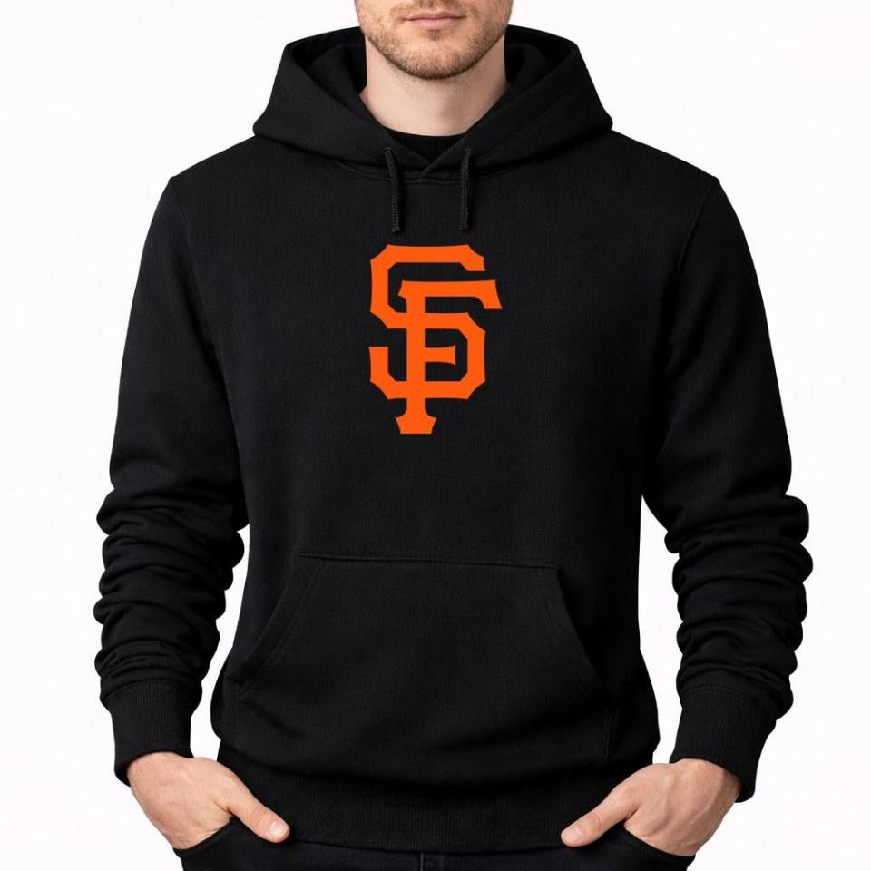 Men's San Francisco Giants Pullover Hoodie - Black