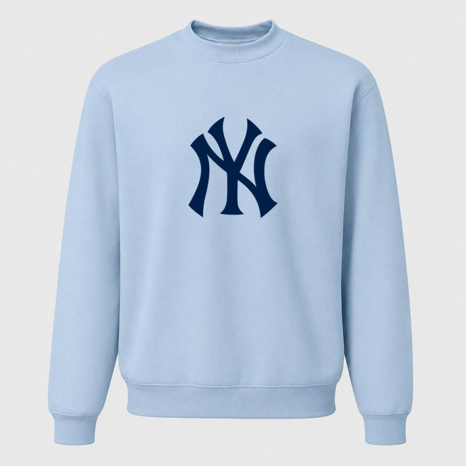 Men's New York Yankees Crewneck Sweatshirt - Sky Blue