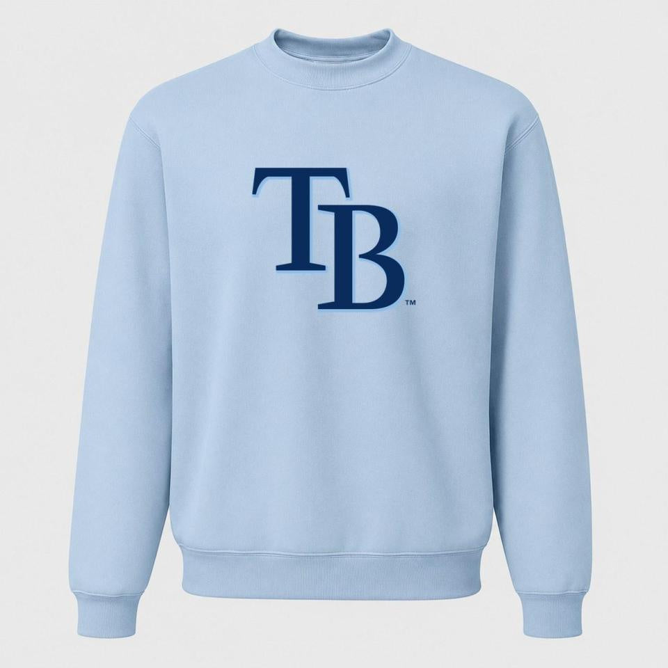 Men's Tampa Bay Rays Crewneck Sweatshirt - Sky Blue