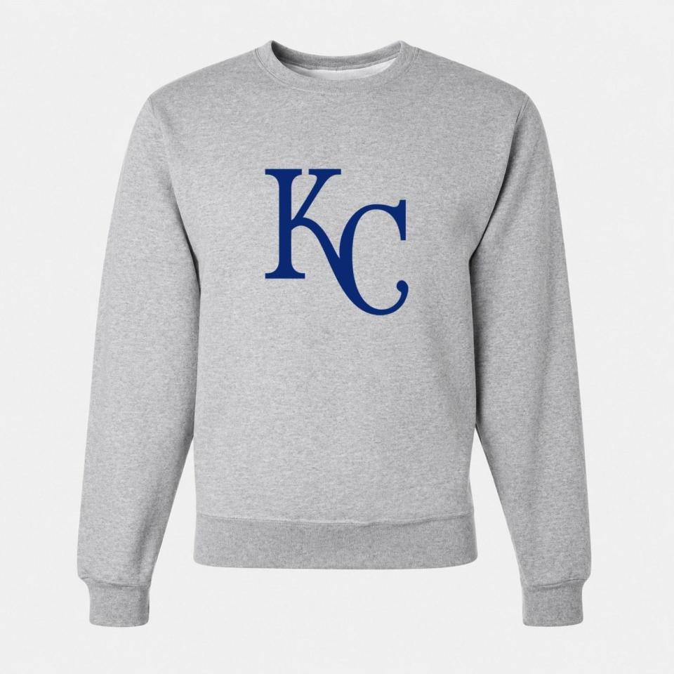 Men's Kansas City Royals Crewneck Sweatshirt - Gray