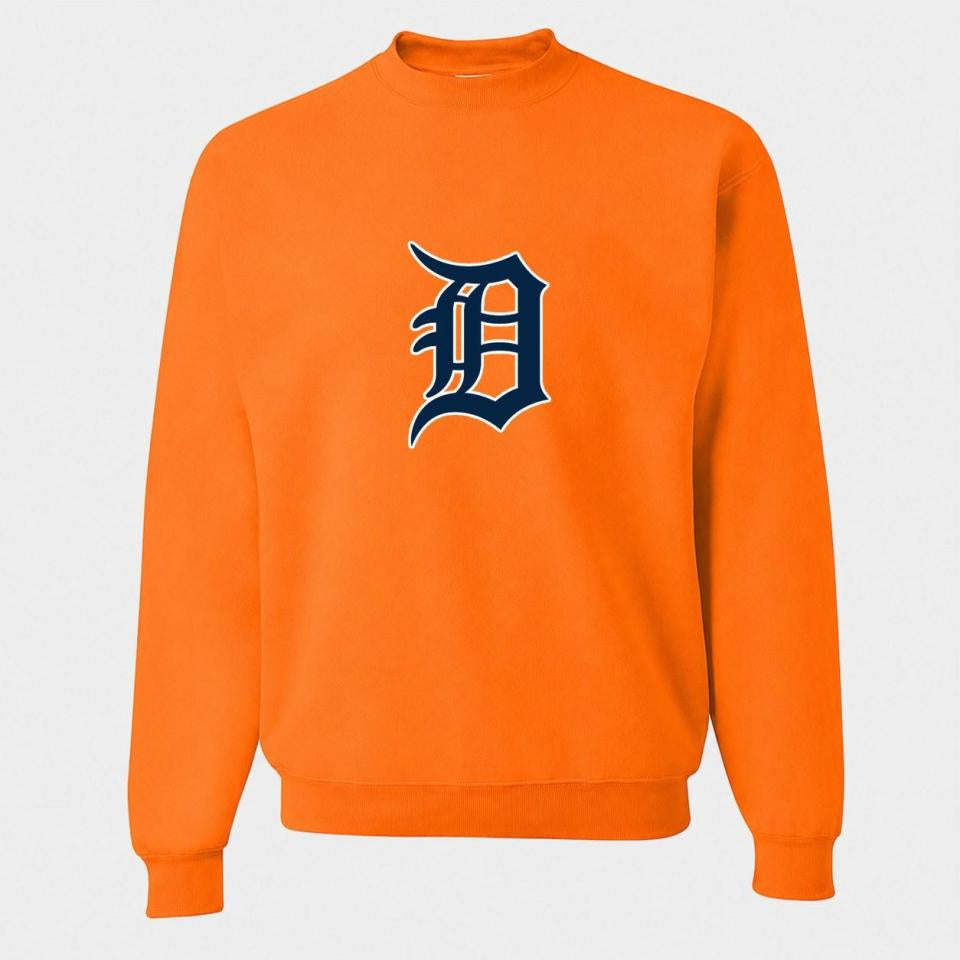 Men's Detroit Tigers Crewneck Sweatshirt - Orange