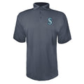 Men's Seattle Mariners Quarter Zip - Black