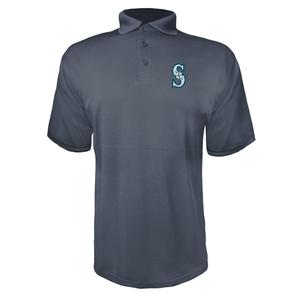 Men's Seattle Mariners Quarter Zip - Black