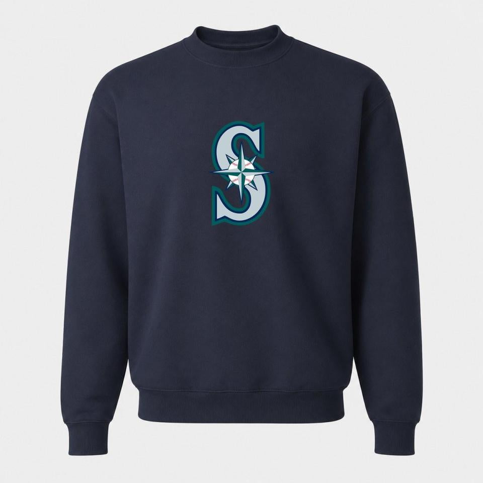 Men's Seattle Mariners Crewneck Sweatshirt - Navy