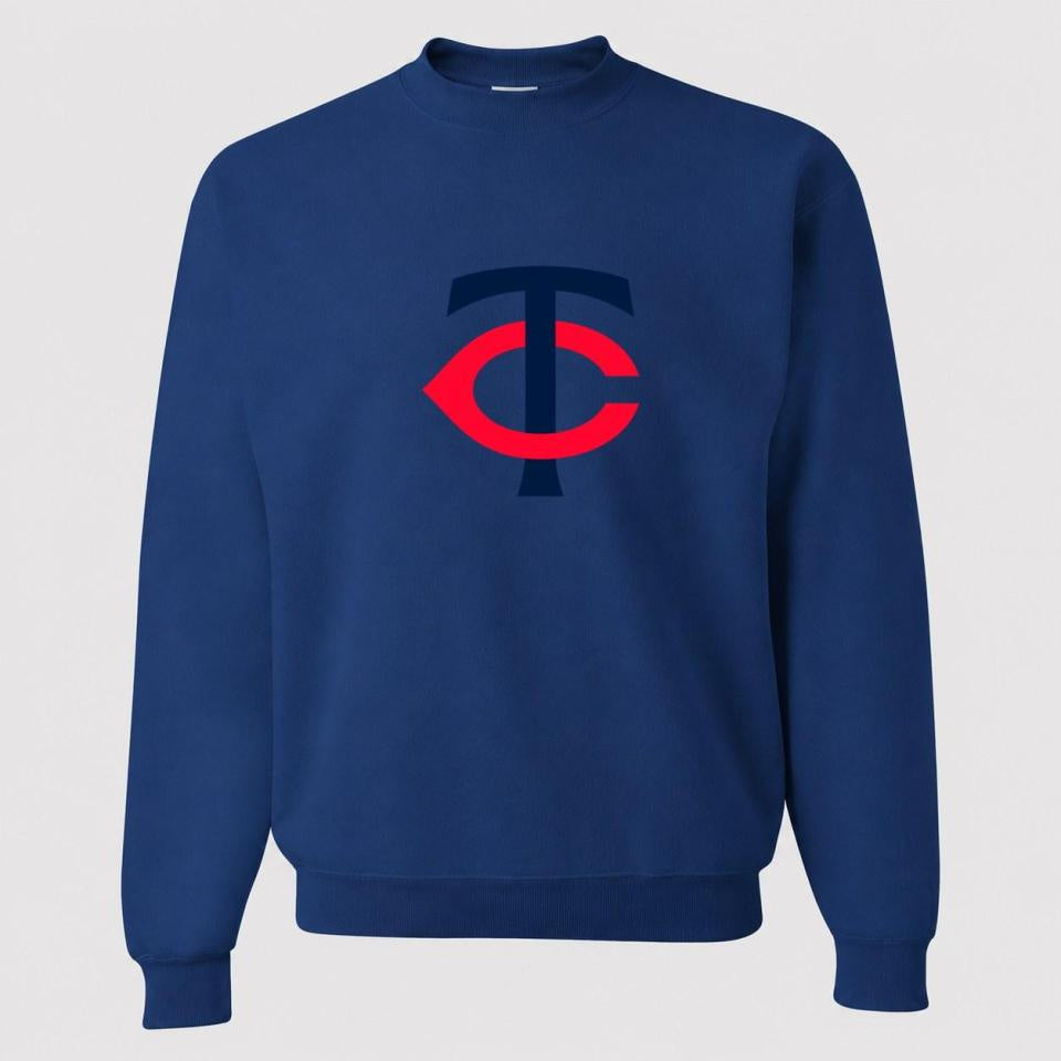 Men's Minnesota Twins Crewneck Sweatshirt - Blue