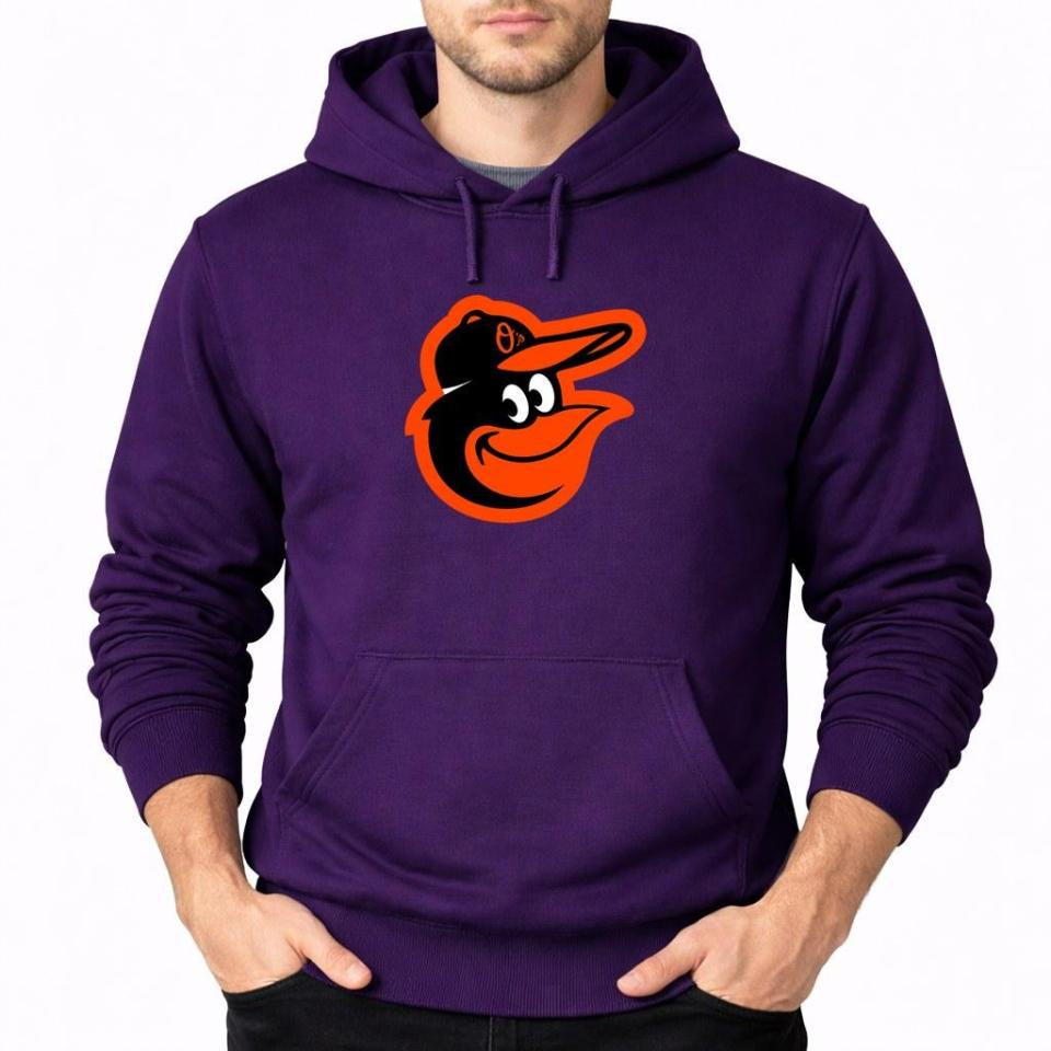 Men's Baltimore Orioles Pullover Hoodie - Purple