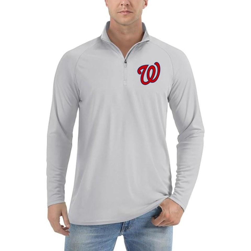 Men's Washington Nationals Polyester Polo - Navy