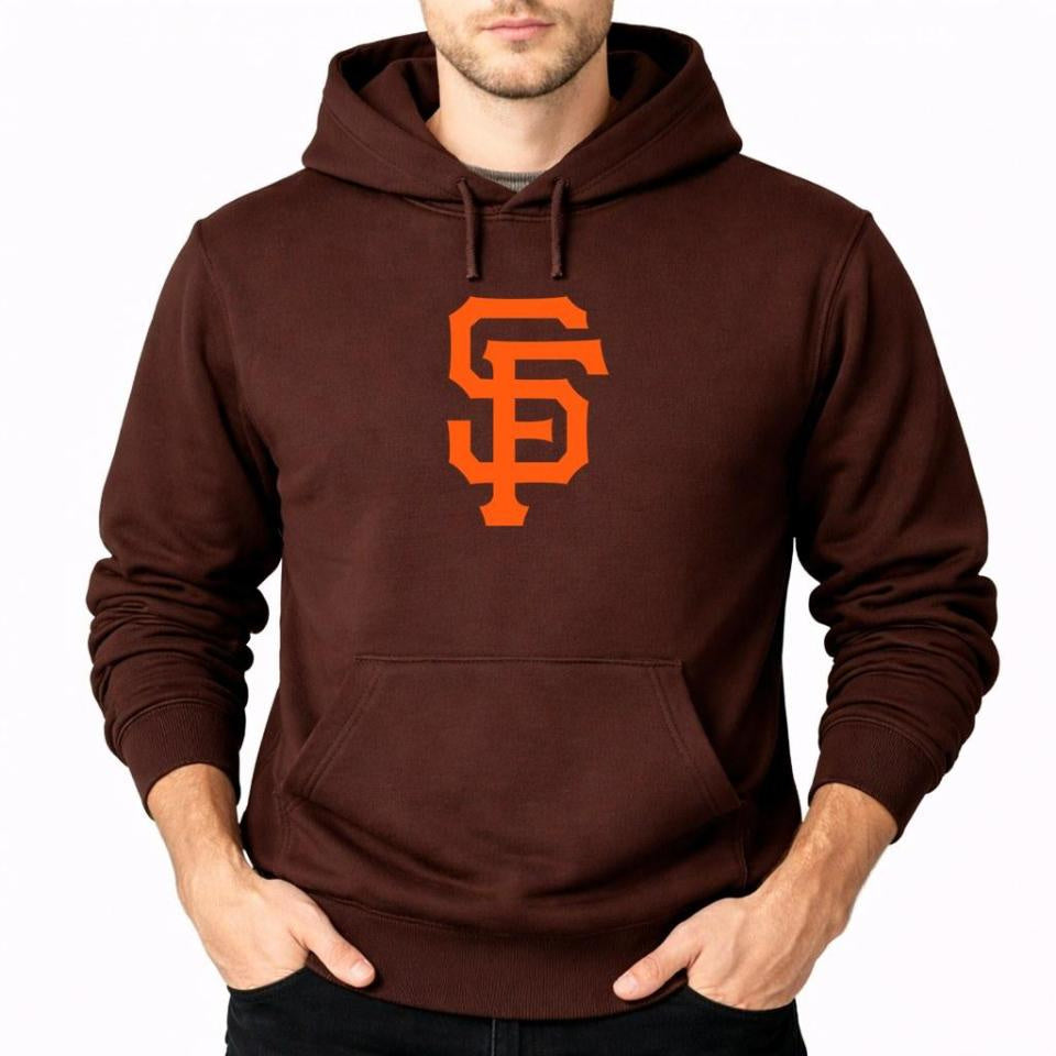 Men's San Francisco Giants Pullover Hoodie - Brown