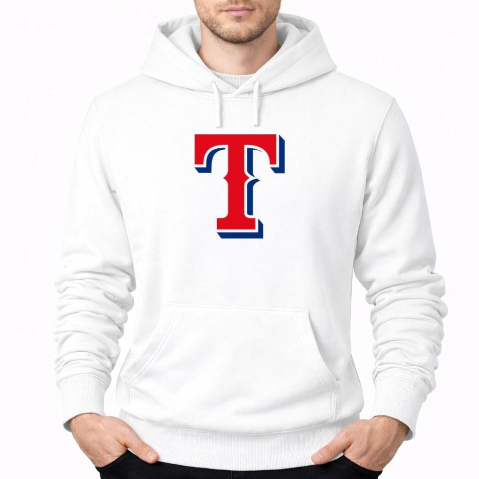Men's Texas Rangers Pullover Hoodie - White