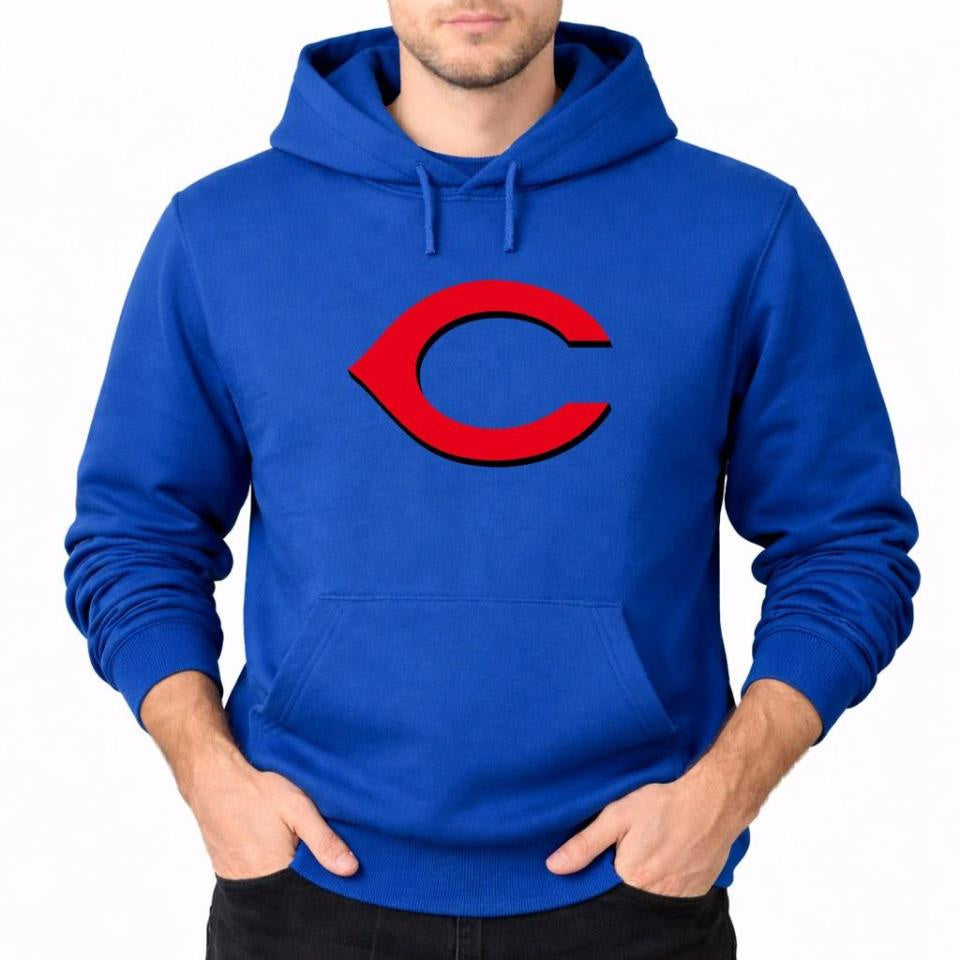 Men's Cincinnati Reds Pullover Hoodie - Royal Blue