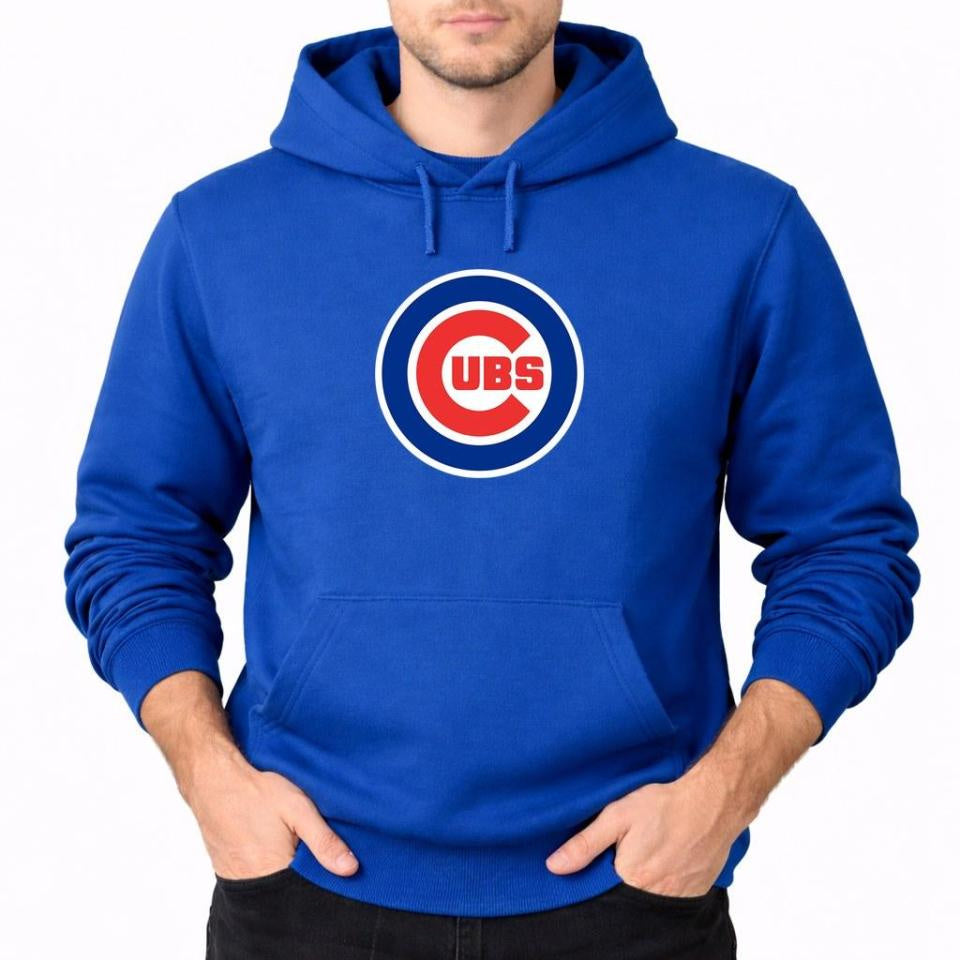Men's Chicago Cubs Pullover Hoodie - Royal Blue