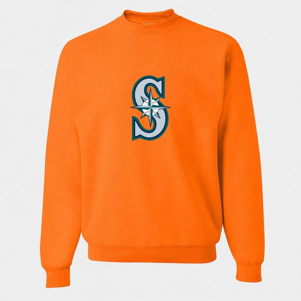 Men's Seattle Mariners Crewneck Sweatshirt - Orange