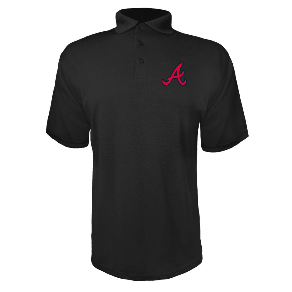 Men's Atlanta Braves Polyester Polo - White