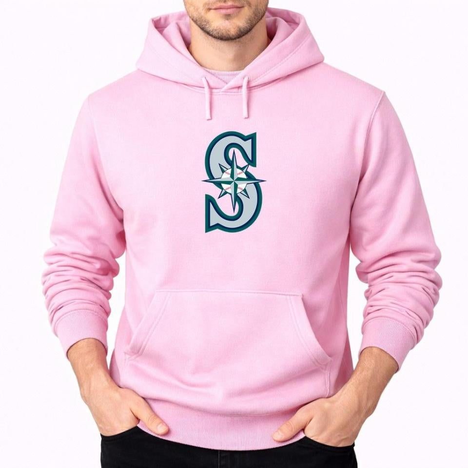 Men's Seattle Mariners Pullover Hoodie - Pink