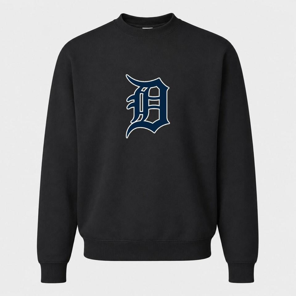 Men's Detroit Tigers Crewneck Sweatshirt - Black