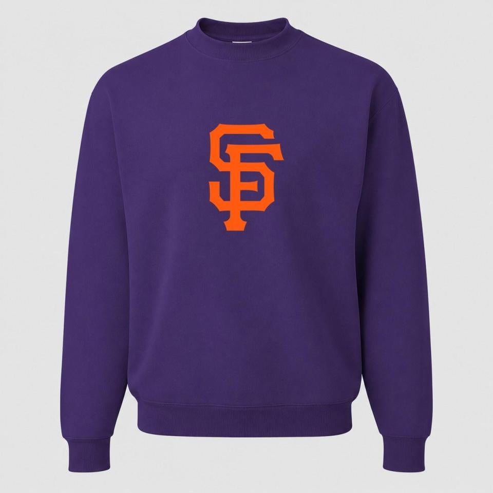 Men's San Francisco Giants Crewneck Sweatshirt - Purple