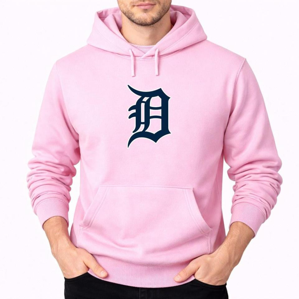 Men's Detroit Tigers Pullover Hoodie - Pink