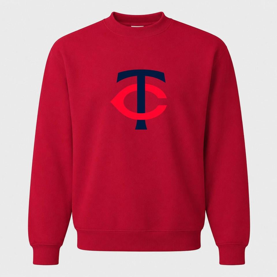 Men's Minnesota Twins Crewneck Sweatshirt - Red