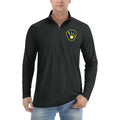 Men's Milwaukee Brewers Polyester Polo - Black