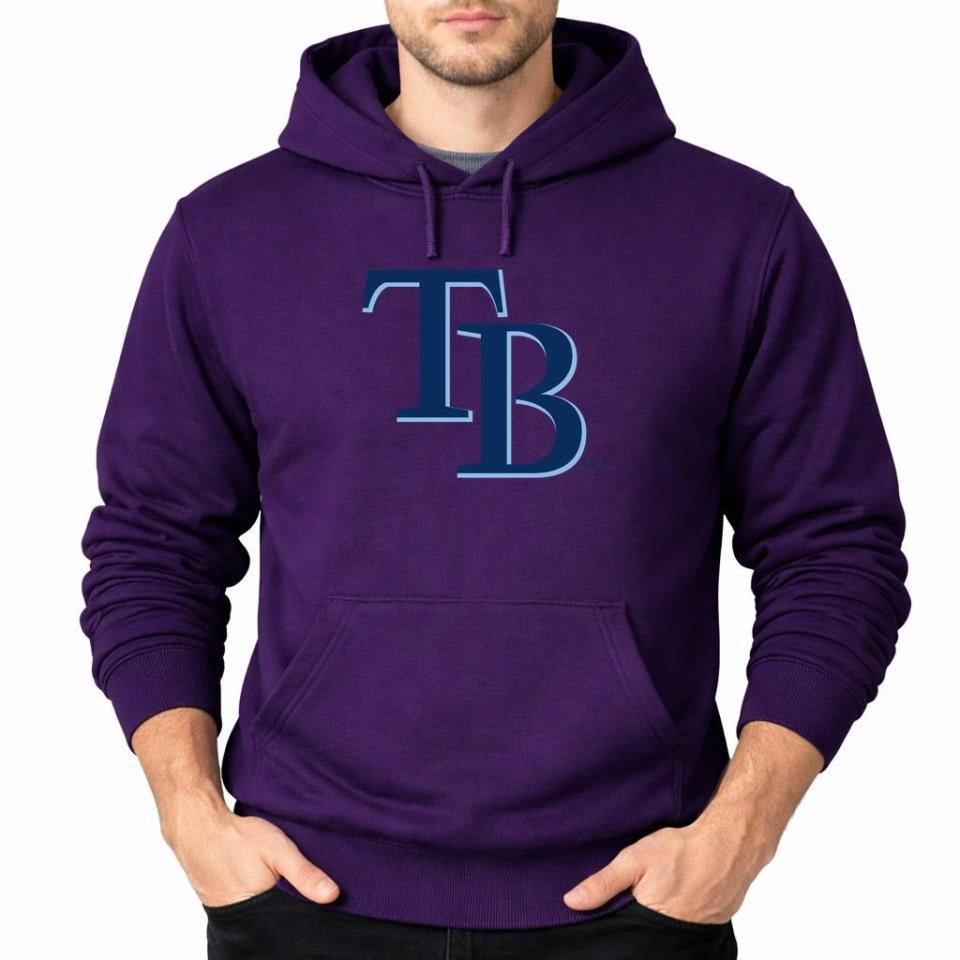 Men's Tampa Bay Rays Pullover Hoodie - Purple