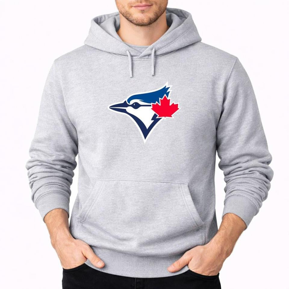 Men's Toronto Blue Jays Pullover Hoodie - Gray