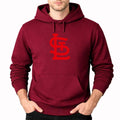 Men's St. Louis Cardinals Pullover Hoodie - Burgundy