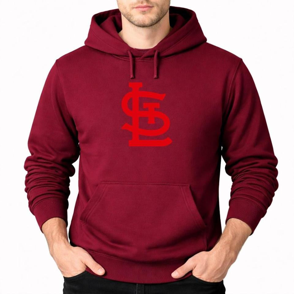 Men's St. Louis Cardinals Pullover Hoodie - Burgundy