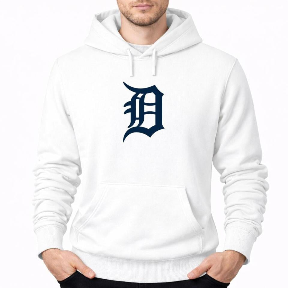 Men's Detroit Tigers Pullover Hoodie - White