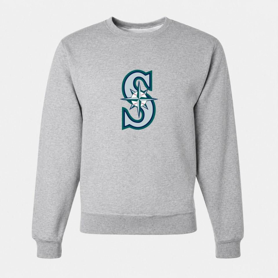Men's Seattle Mariners Crewneck Sweatshirt - Gray
