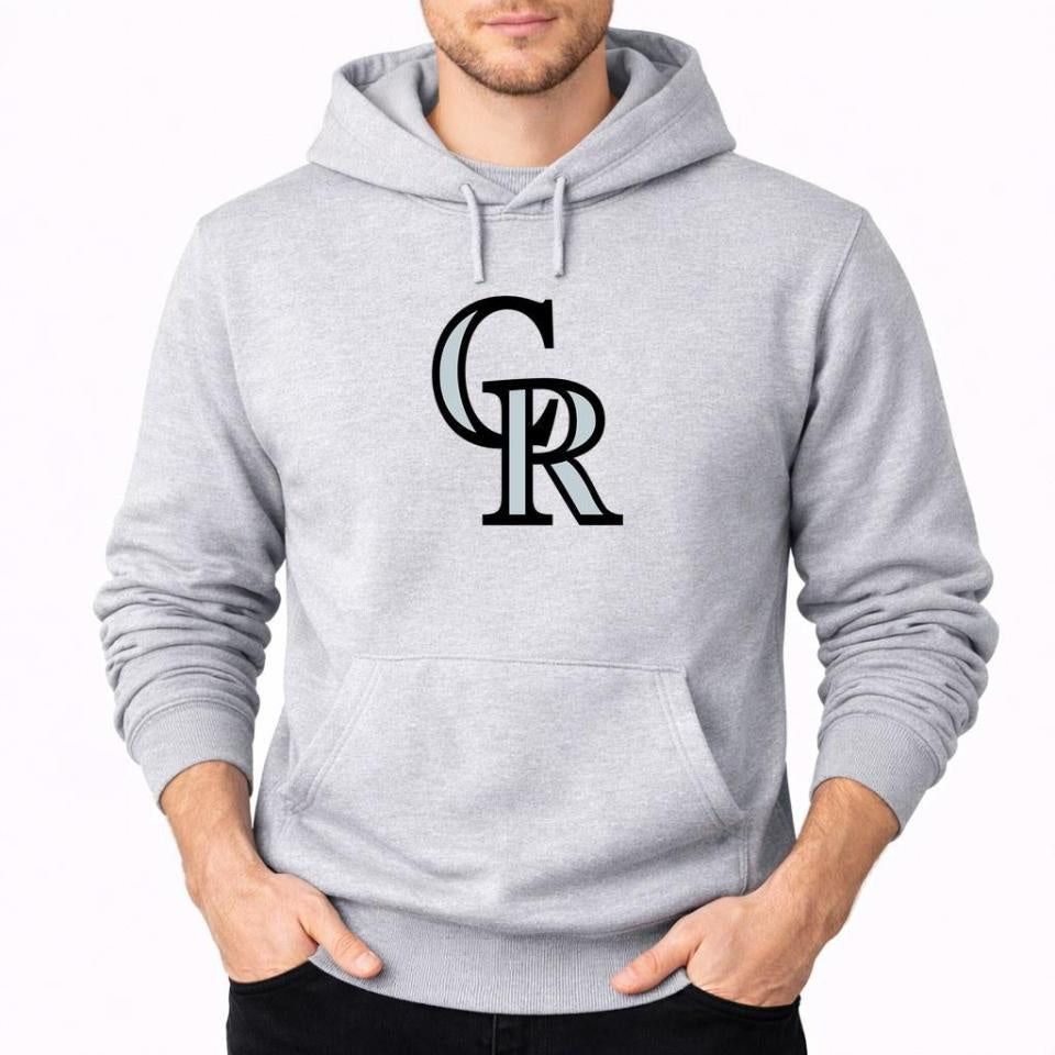 Men's Colorado Rockies Pullover Hoodie - Gray