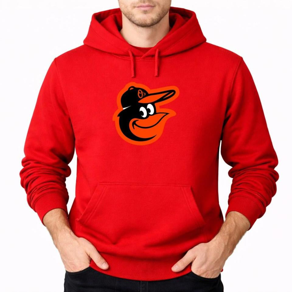 Men's Baltimore Orioles Pullover Hoodie - Red