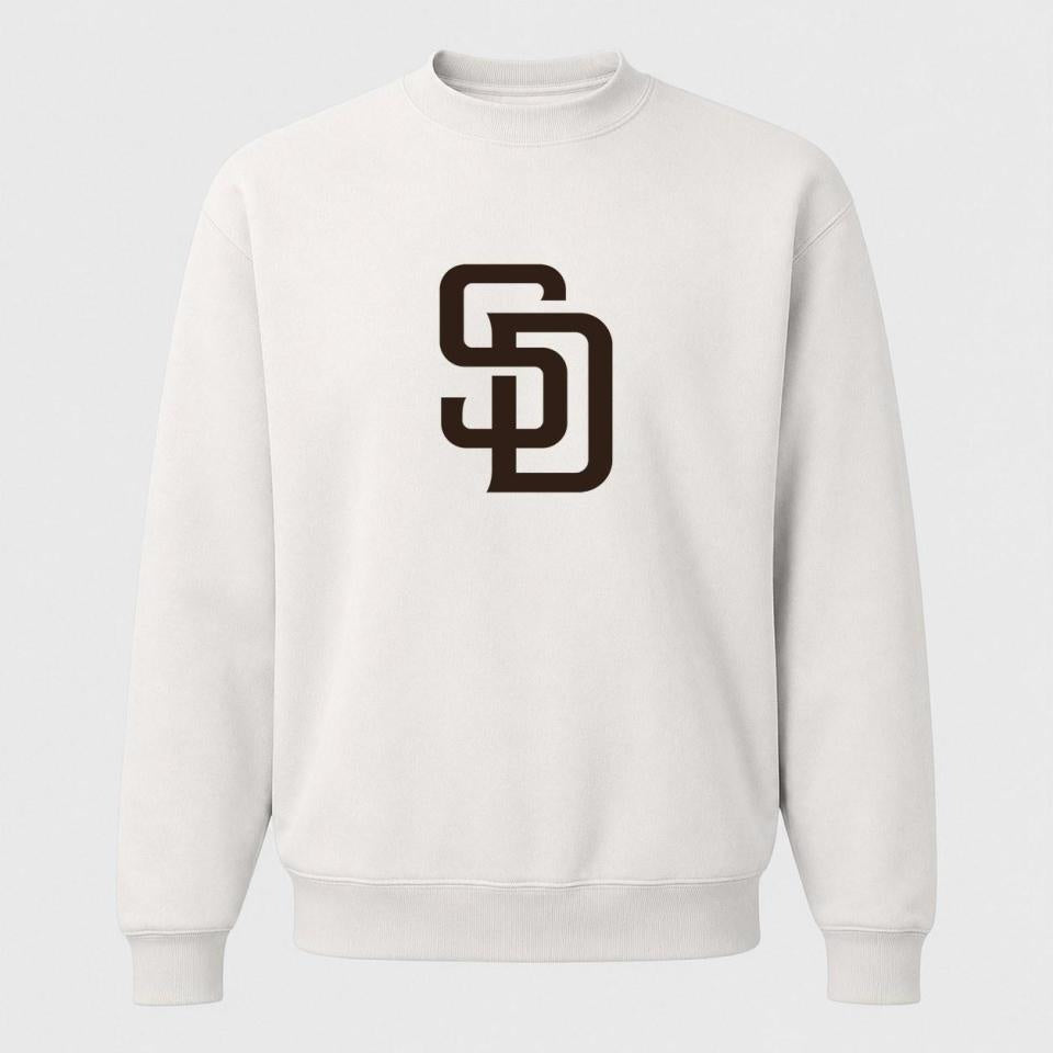 Men's San Diego Padres Crewneck Sweatshirt - White
