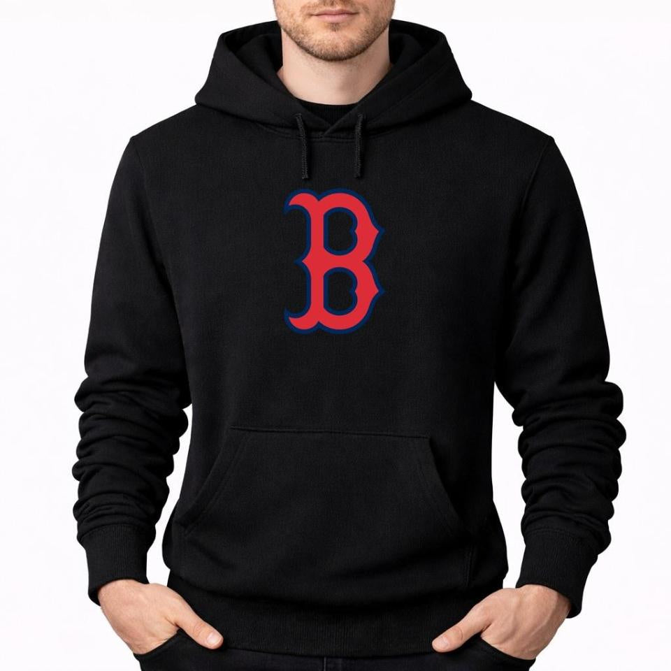 Men's Boston Red Sox Pullover Hoodie - Black