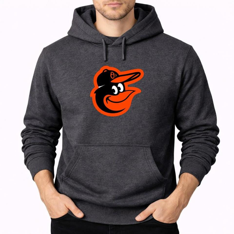 Men's Baltimore Orioles Pullover Hoodie - Charcoal
