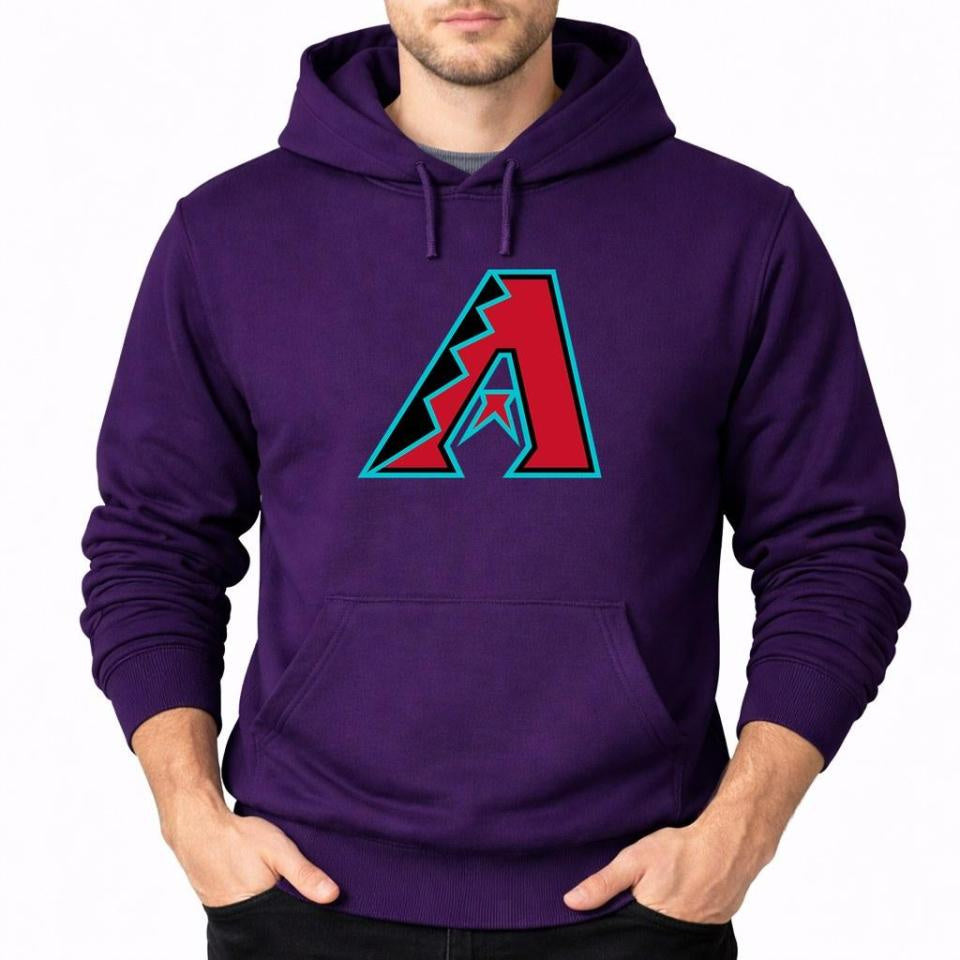 Men's Arizona Diamondbacks Pullover Hoodie - Purple