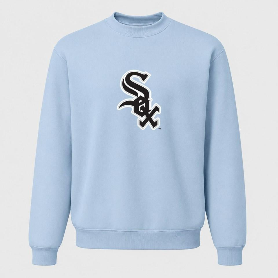 Men's Chicago White Sox Crewneck Sweatshirt - Sky Blue