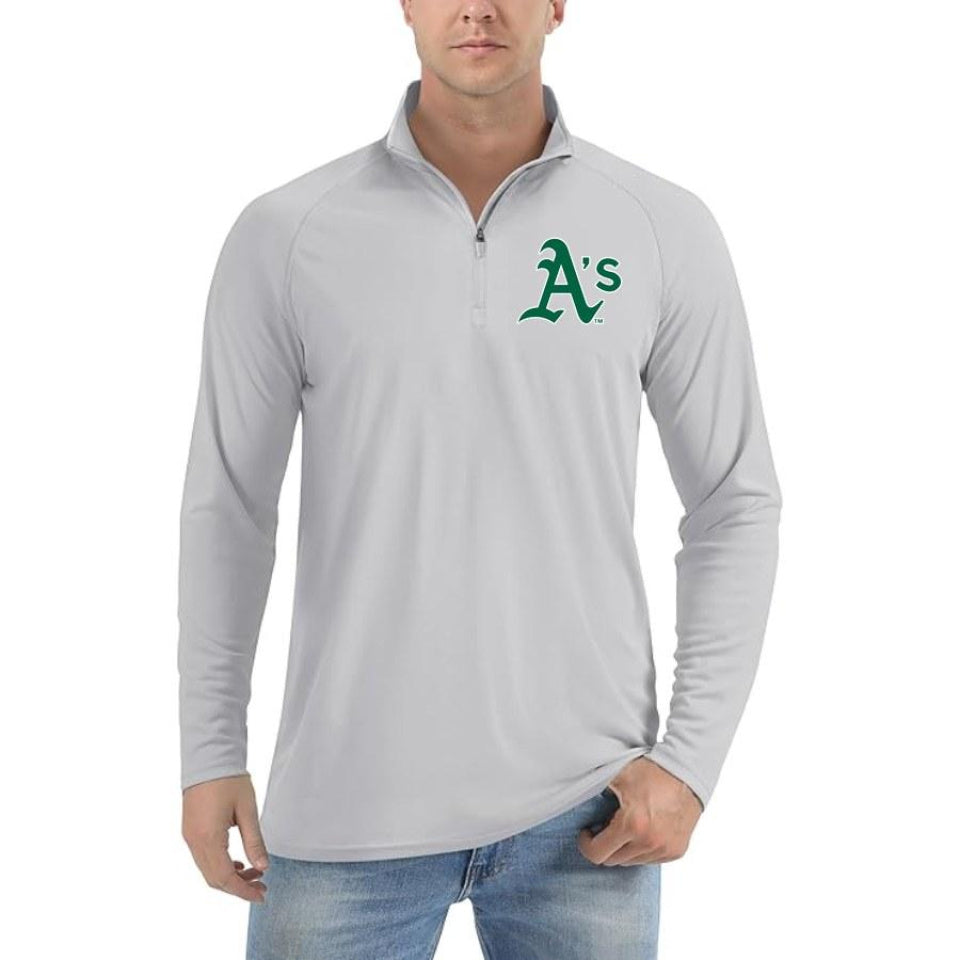 Men's Oakland Athletics Polyester Polo - Navy