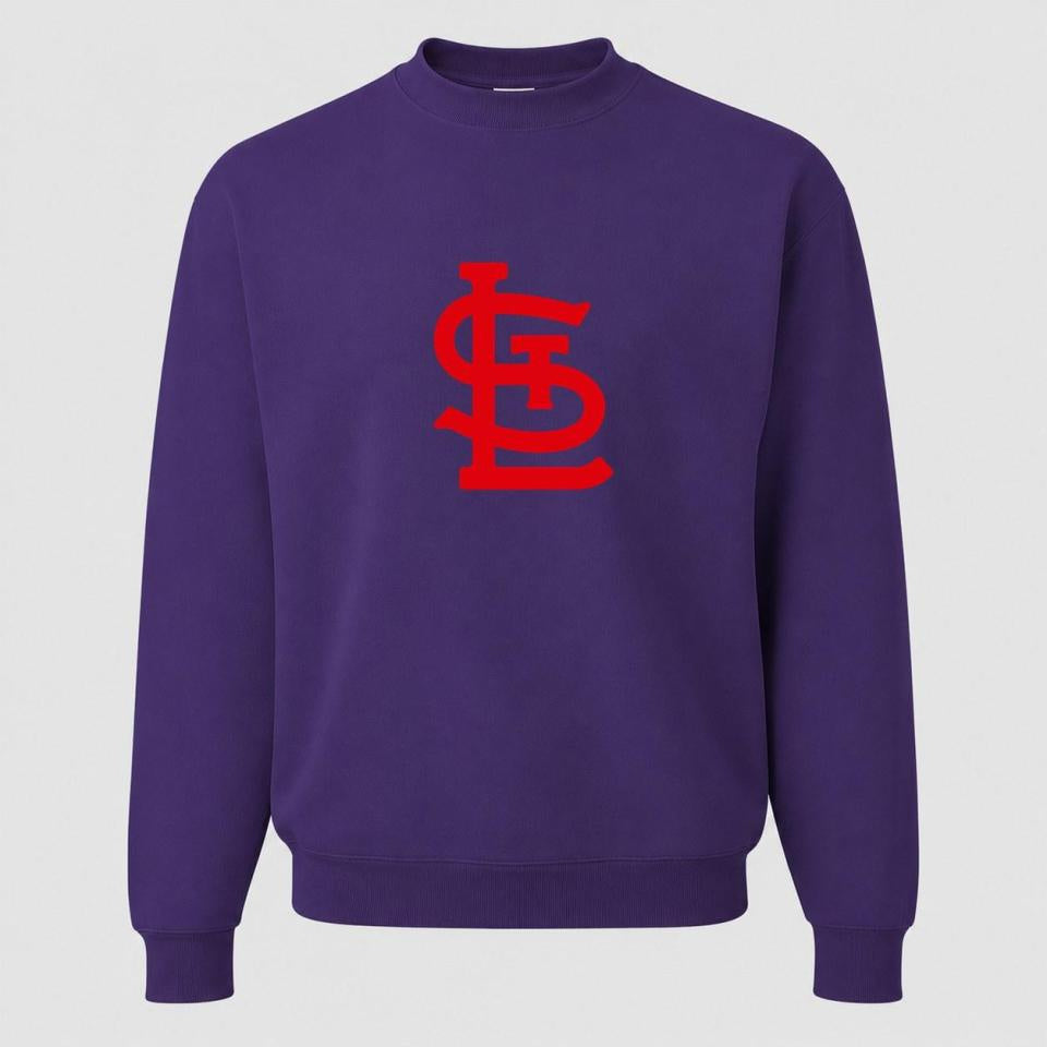 Men's St. Louis Cardinals Crewneck Sweatshirt - Purple
